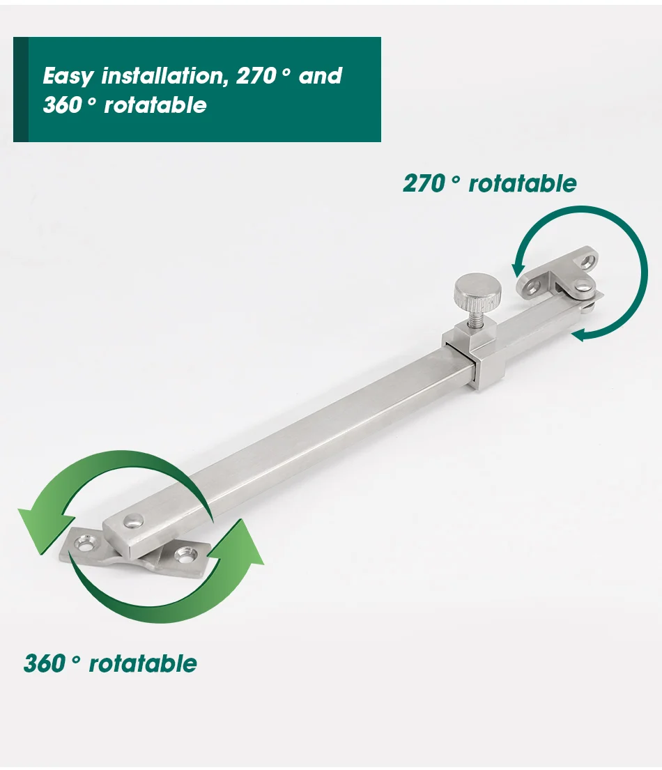 335 мм нержавеющая сталь#304 защитные задвижки оконные/ветровые скобы