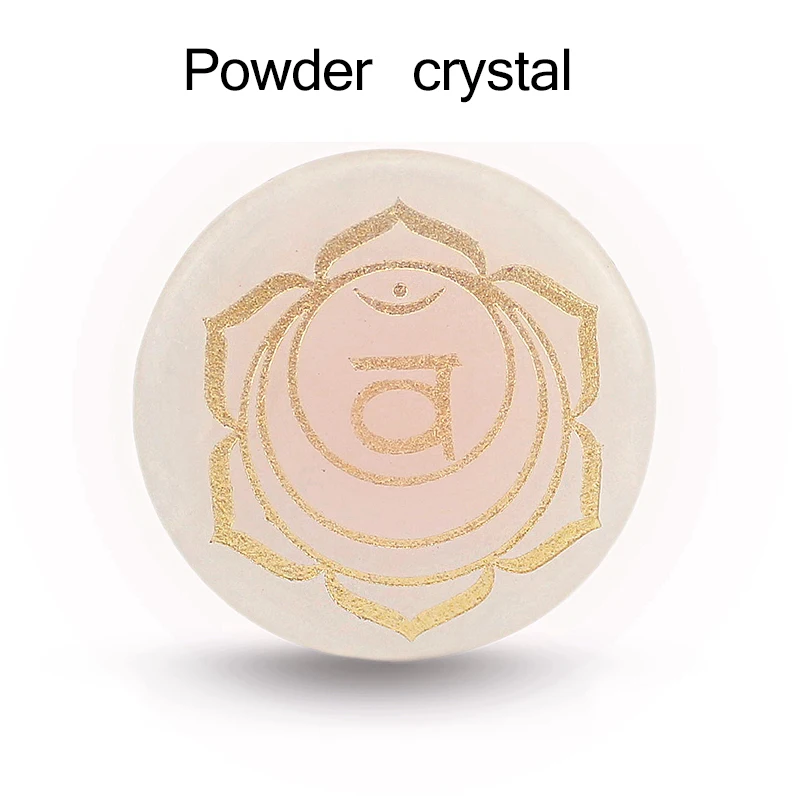 

jingzeyi stones set of polished palm stones natural crystals healing Chakra spiritual meditation set Energy balance round stone