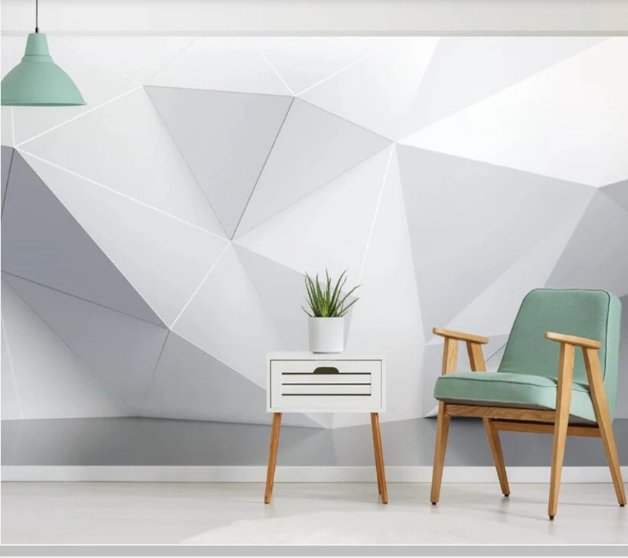 

Papel de parede simple 3D solid geometric background modern wallpaper mural,living room tv wall bedroom wall papers home decor