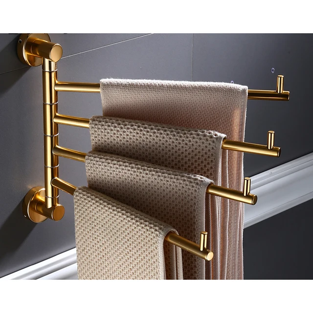 Porte-serviettes Double Barre En Laiton Futagami - Fabriqué à La Main Au Japon, Dimensions 194mm, Neuf