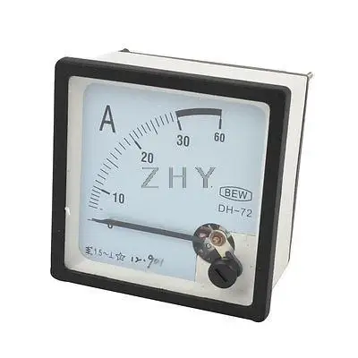 

DH-72 AC 0-30A Class 1.5 Accuracy Vertical Mounted Analog Ammeter Ampere Meter