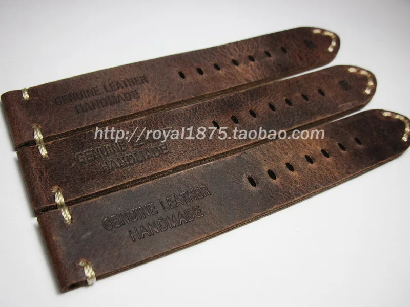 Soft Vintage Brown Watchband 18mm 19mm 20mm 21mm 22mm Watch Band Genuine Leather for Omega Tissot Seiko Casio Watchband Strap