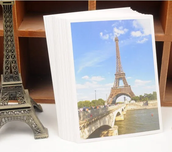 Париж погружен в Fain Halo Пейзаж 32 шт Нежный Классический ретро красочные открытки подарок с очень толстой текстурой