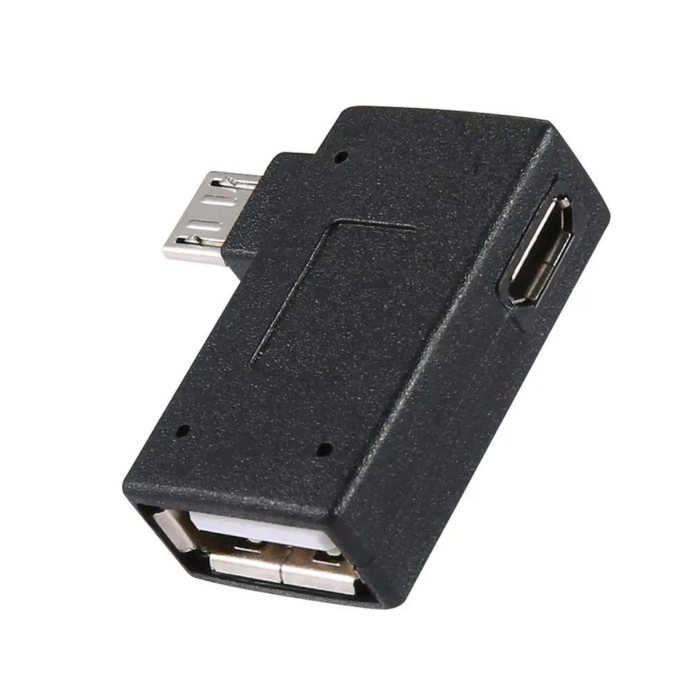 Кабель с разъемами микро-usbи USB Otg адаптер с Питание для планшета и мобильного телефона с двумя Usb выходами Usb флэш-накопитель открытка с изображением мыши для чтения