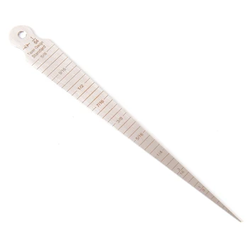 

Measure Tool Gap Hole Taper Gauge Welding Inspection Taper Gauge Metric Imperial Stainless Steel Ruler New Wedge feeler