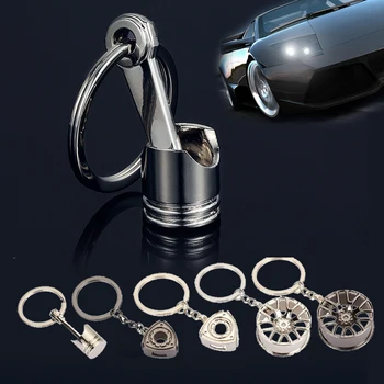 

Piston Key Ring Collection Autmobile Stylish Key Chain for Engine Rotor