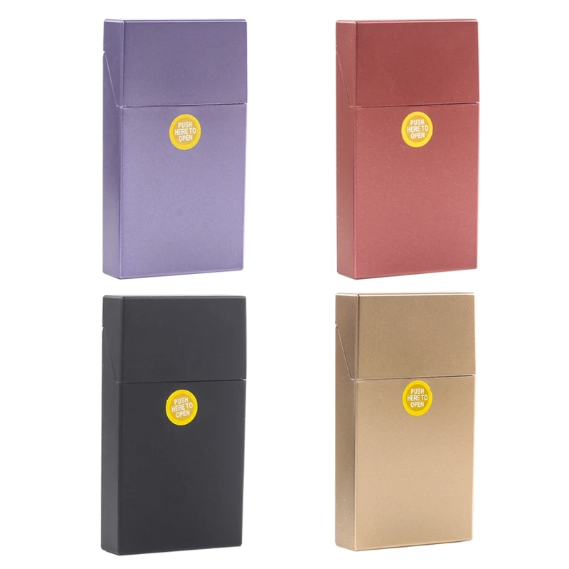 Plastic Cigarette Case Dispenser Tobacco Container Cigarettes Storage