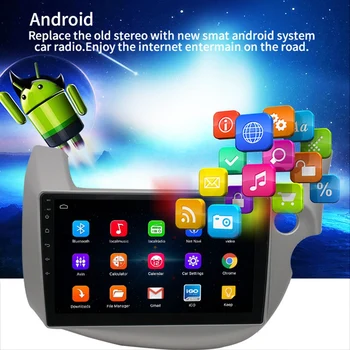 

1+16G Android 8.1 Car Radio Multimedia Player for Honda Fit Right Rudder 2008-2013 Navigation GPS 2 Din