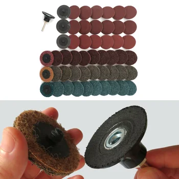 

Open Woven Nylon Sanding Discs 2 Inches Quick Change Sand Plate 52 pcs