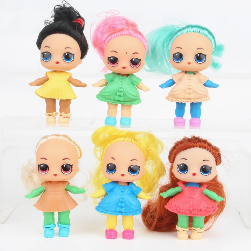 

Original LOL SURPIRSE Dolls 3th Generation HAIR GOALS Magic DIY lols dolls Action Figure 6pcs/set model Girl's toy gifts 8CM