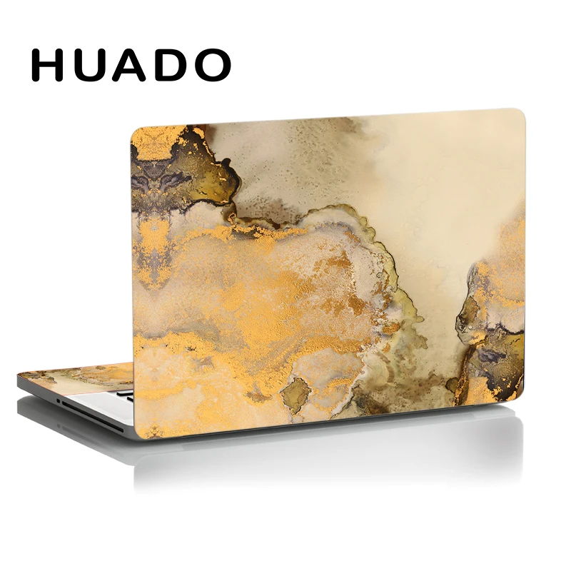 Universal Marble Laptop Sticker Skin Vinyl  11/12/13/14/15.6/17.3 Inch Custom Stickers For Laptop with 2 free small wrist pad