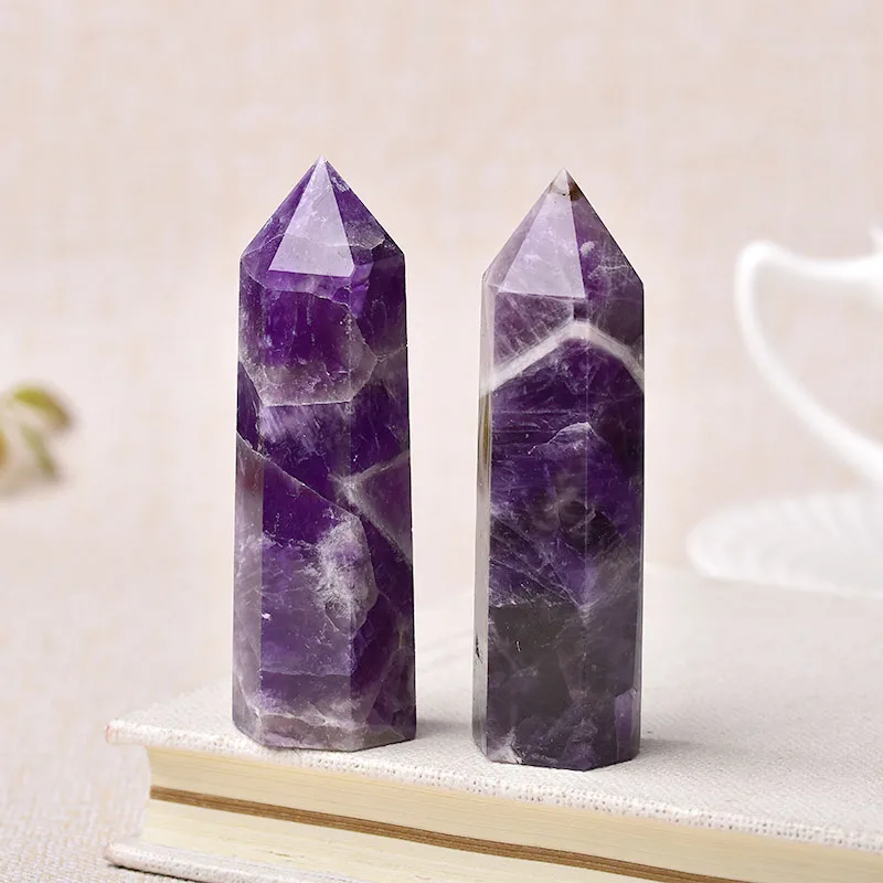 36 Color Crystal Point Wand: Natural Stone Healing Energy