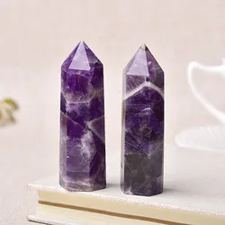 36 Color Crystal Point Wand: Natural Stone Healing Energy - 70-80mm (Amethyst)