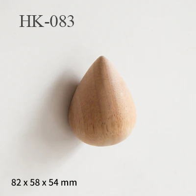 HK -083 -S Деревянная настенная вешалка шикарная Капля воды Ванная комната дверь пальто шляпа один крючок держатель дома хранения Ленточные швейные принадлежности - Цвет: HK -083 -S