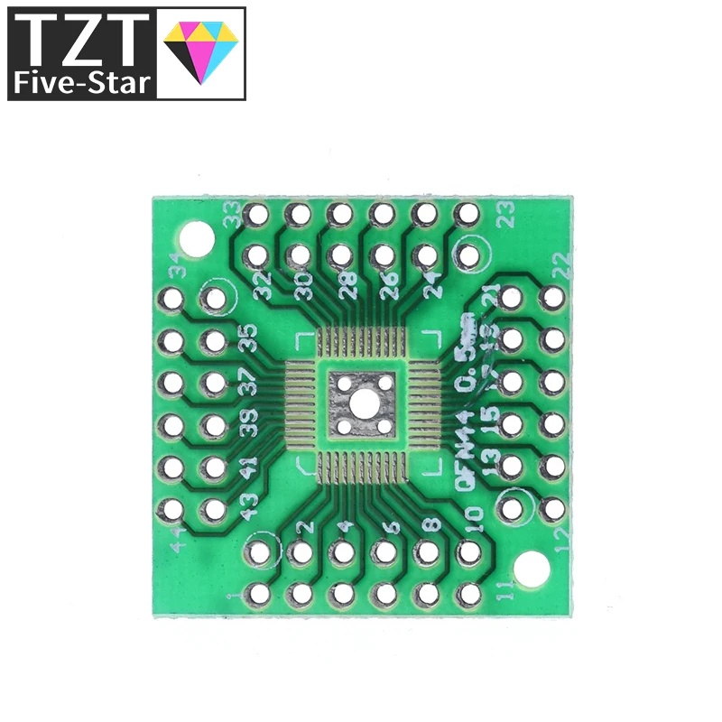 TZT 1/5PCS HTQFP QFN48 zu DIP48 QFN44 0,5mm QFP48 QFP44 PQFP LQFP Adapterplatine – Detail 3