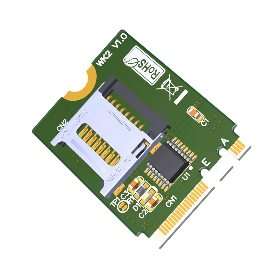 XT-XINTE M2 NGFF ключ а. Е wifi слот для Micro SD SDHC SDXC TF кард-ридер T-Flash карта M.2 A+ E карта адаптер Комплект