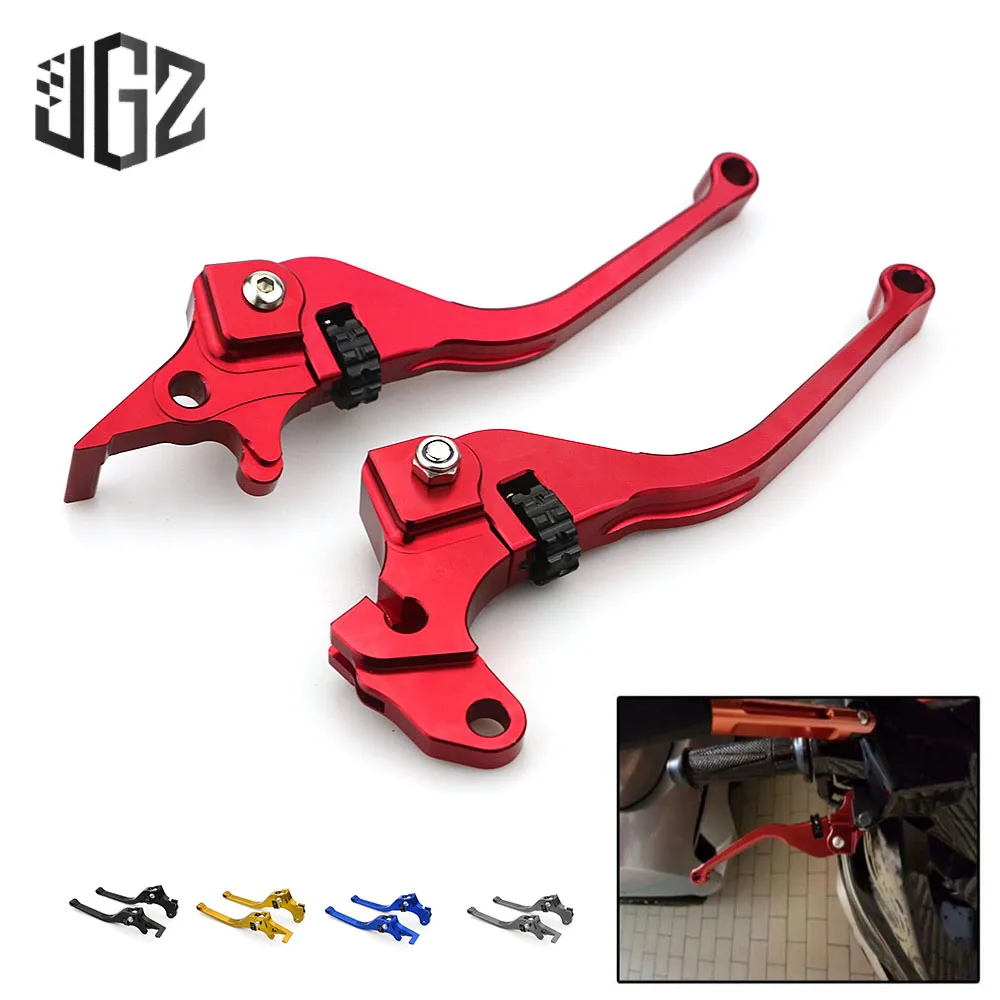 

Pair Motorcycle CNC Aluminum Adjustable Handle Brakes Clutch Levers For YAMAHA Y15ZR EXCITER150 LC135 Modified Accessories Parts