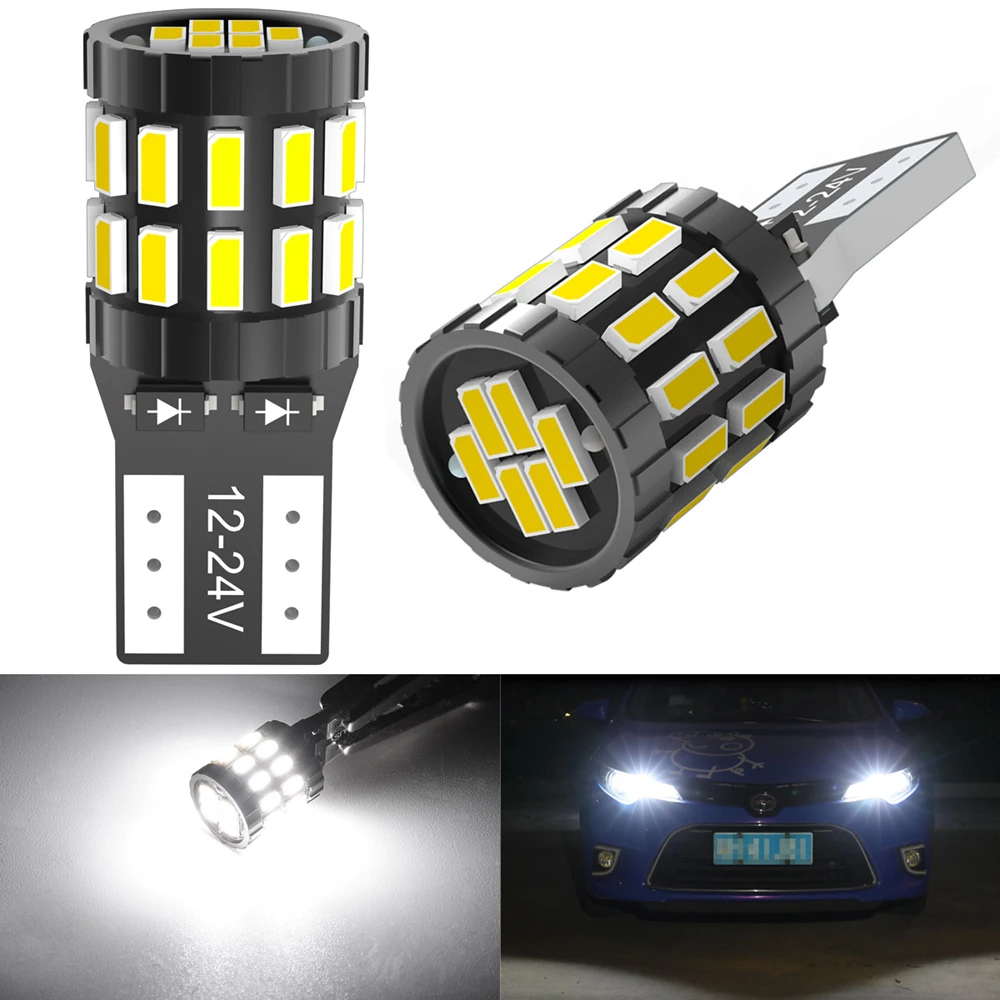 W5W T10 168 2825 LED Canbus Bulb for Hyundai Tucson Creta Kona IX35 Solaris Accent I30 Car Side Marker Light License Plate Lamp