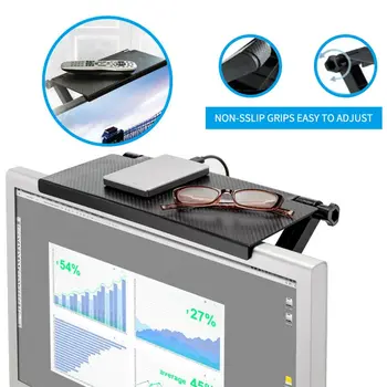 

New 1/2PCS Adjustable TV Screen Top Storage Shelf Rack Holder Computer Monitor Desktop Stand TV Rack Display Shelf Storage Rack