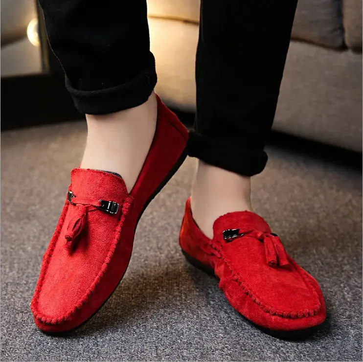 mens summer suede loafers