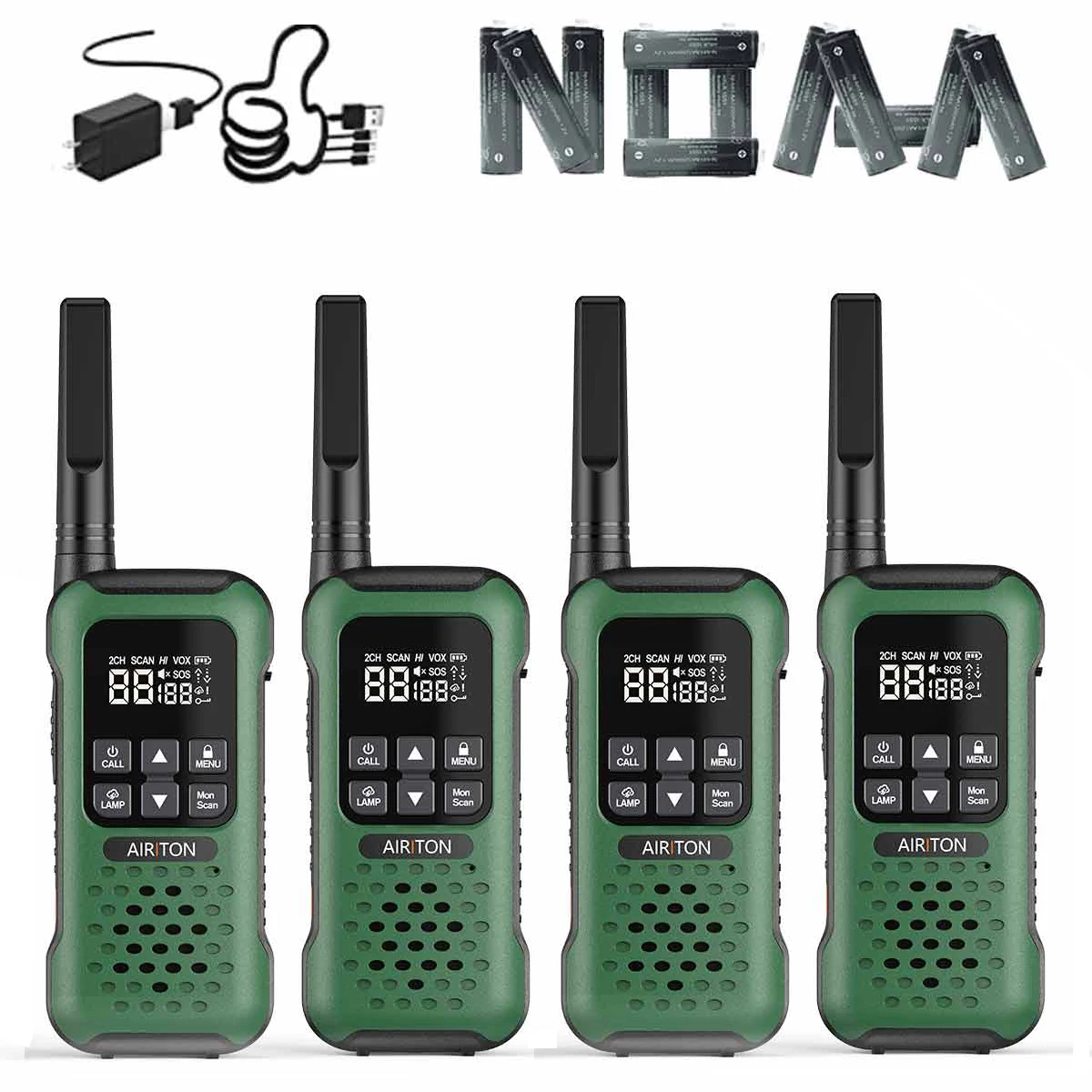 Airiton – walkie-talkie étanche IP67, lampe de poche à éblouissement  stroboscopique activée par l'eau, longue portée flottante pour adultes,  Radio bidirectionnelle, AI-9R AliExpress