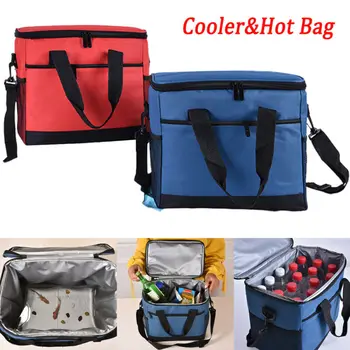 

Portable Lunch Bag New Thermal Insulated Lunch Box Tote Cooler Handbag Bento Pouch Dinner Container School Food Storage Bags