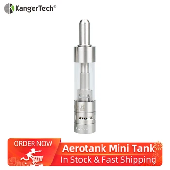 

Clearance 100% Kanger New Atomizer Aerotank Mini Stainless Changeable Tube Vape Mod Aerotank Mini vaporizer 510 thread