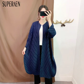 

SuperAen 2019 Autumn and Winter New Trench Coat for Women Wild Cotton Fashion Windbreaker Female Casual Women Clothing