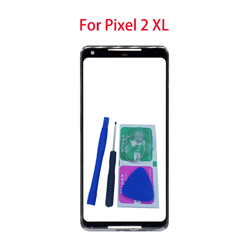 Переднее внешнее стекло для Google Pixel/Pixel XL/Pixel 2 XL 3 сенсорная панель сенсорная стеклянная линза+ Инструменты для ремонта