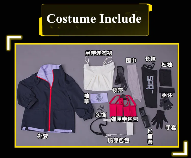 Game Girls Frontline ST-AR15 Cosplay Costume ST-AR15 Battle Uniform Gun Master Suit for Halloween Carnival Christmas Party