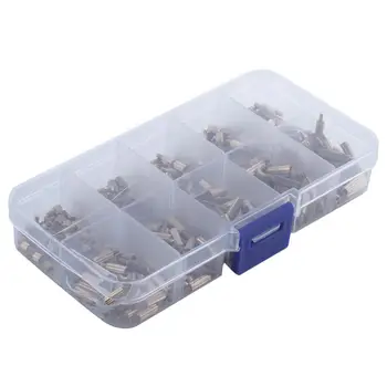 

HTHL-300pcs M2 Male x Female Long Screw Bolt Brass Standoff Spacer Assortment Set