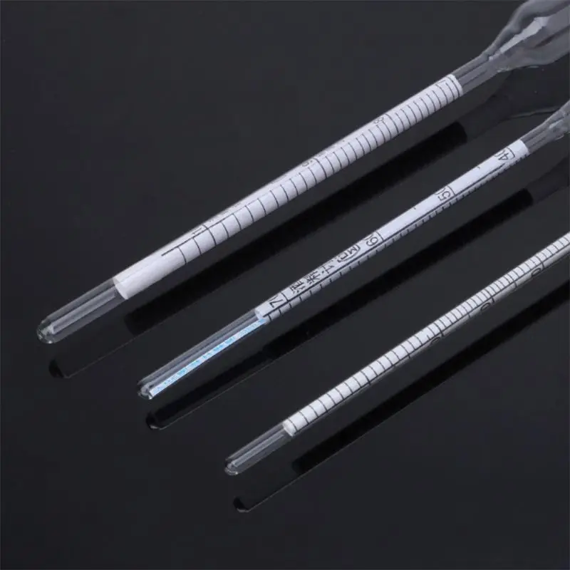 Hydrometer Tester Vintage measuring bottle plastic box Set Tools Alcoholmeter Alcohol Meter Wine Concentration Meter Thermometer wine alcohol meter