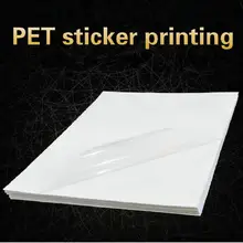 

50Sheets 21X29.7cm A4 Clear Transparent Self Adhesive Vinyl Film Label Pet Sticker Printing Waterproof Sticker For Laser Printer