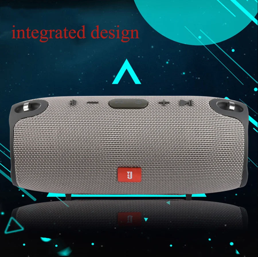 Портативный Bluetooth динамик fm-радио Беспроводная бас Колонка водонепроницаемый открытый динамик поддержка AUX USB Сабвуфер стерео громкий динамик