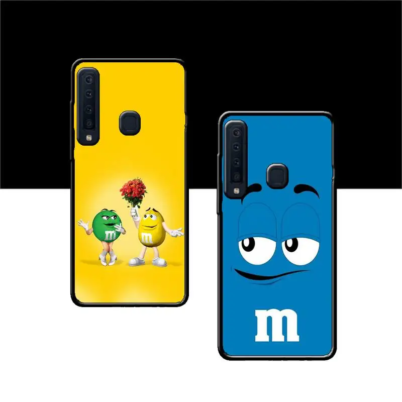 M&ampM chocolate beans cute fundas etui for samsung galaxy A50 A51 A71 A70 A40 A21S A20E A10 case note 8 9 10 20 cases cover | Мобильные