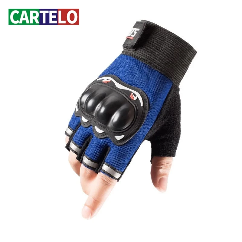 

CARTELO Knuckle Half Finger Gloves Tactical Fingerless Gloves Military Shooting Paintball Airsoft Bicycle Motocross Combat Hard