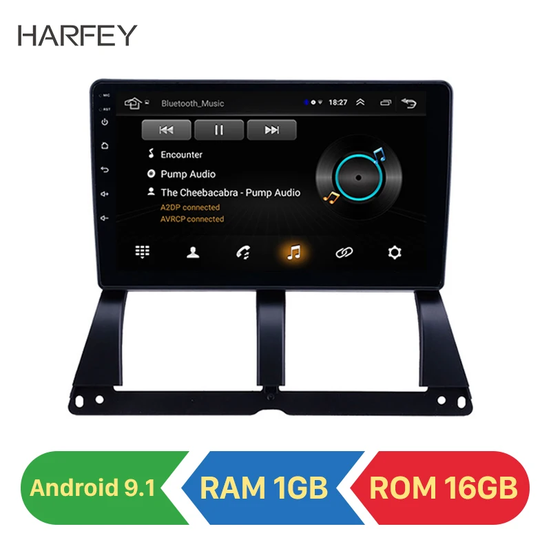 Harfey 9 дюймов Android 1 gps Автомагнитола для Saipa tiba 2014 с Bluetooth AUX wifi Поддержка Carplay TPMS DAB + HD