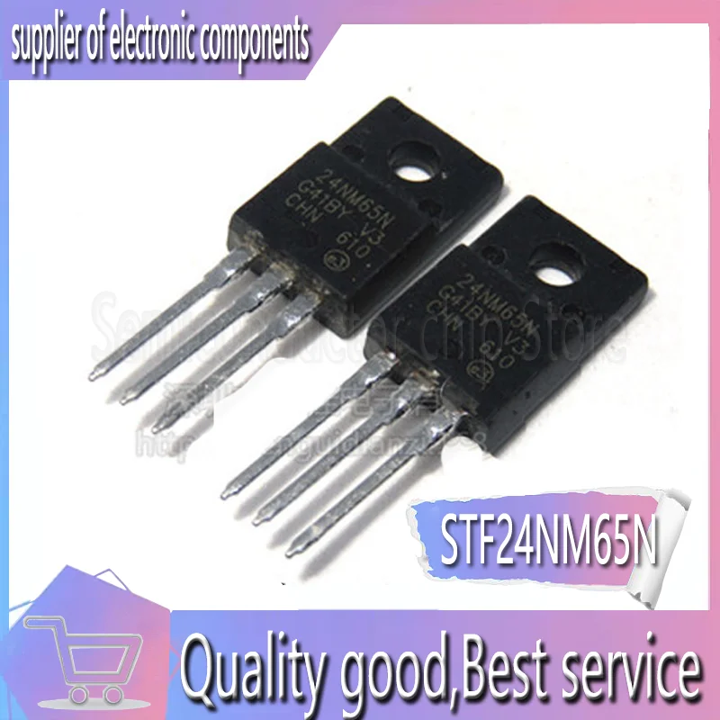 10 шт./лот F24NM65N STF24NM65N Новый сток TO-220F | Электронные компоненты и принадлежности