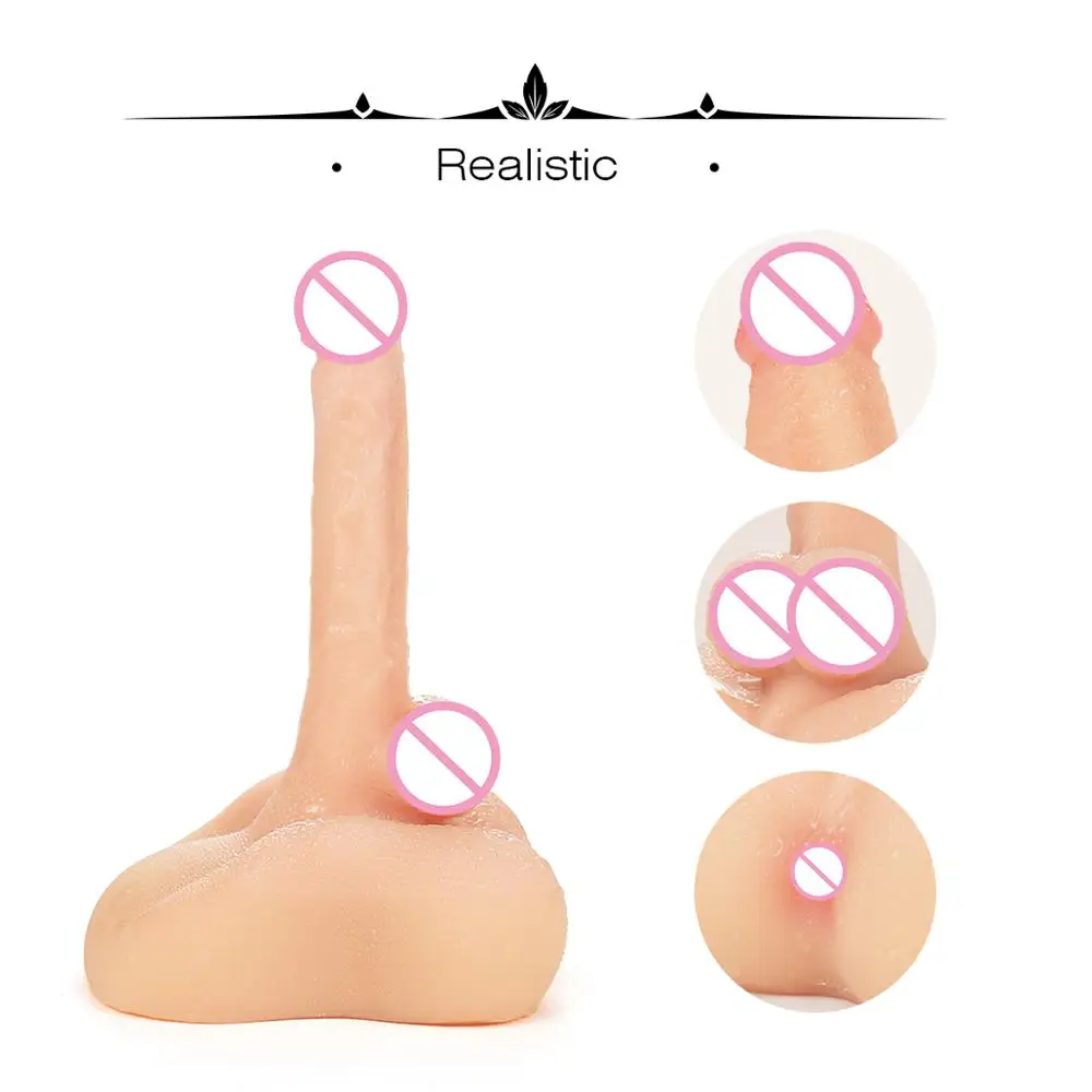 YOTEFUN Male Torso Dildo Doll Durable Silicone Solidity Dolls Female Masturbation Anal Toys Lifelike Penis Sex Toys