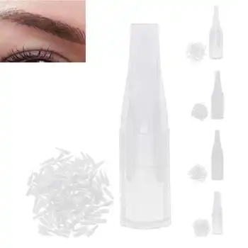 

120pcs Microblading Tattoo Machine Needle Cap Fast Coloring Tattoo Needle Accessory 5 Types Tattoo Cartridge Needle Cover