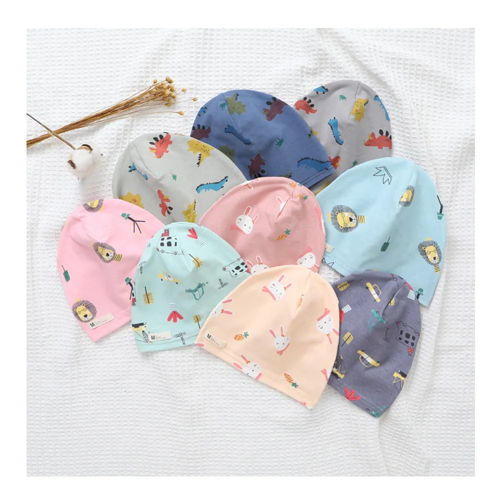 

QXMY Hat Baby Boy Girl Spring Autumn Newborn Toddler Cartoon Children's Cap Windproof Warm Cotton Accessories Photography Props
