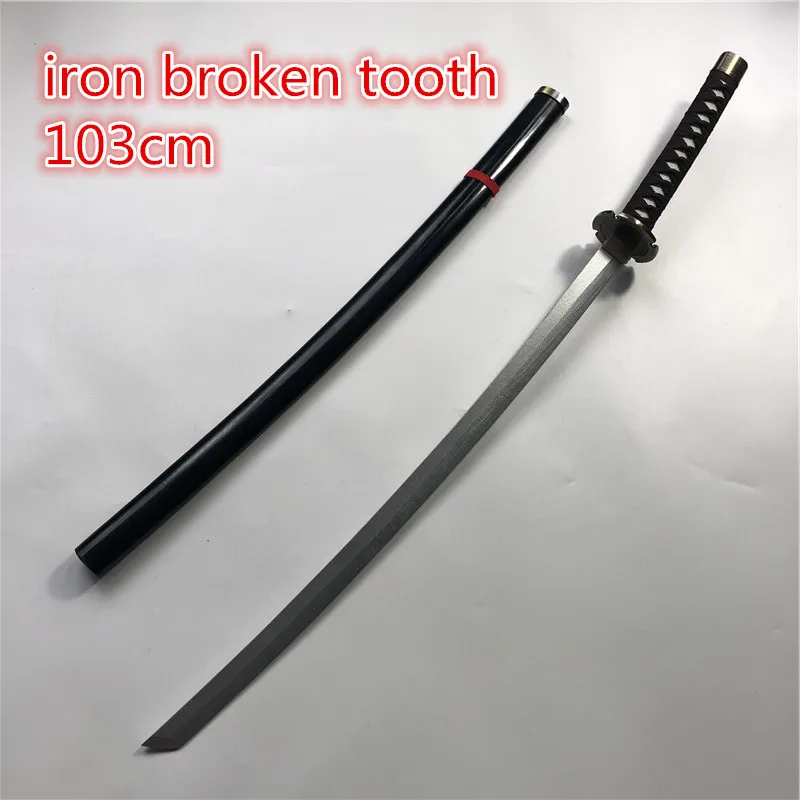 Inuyasha Spada Ferro Dente Rotto Spada 1:1 Cosplay Prop Replica Pu Giocattolo Spada Anime Ninja Coltello Samurai Spada 100Cm