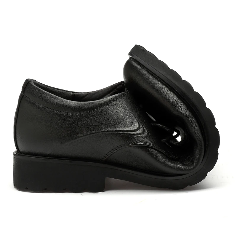 Новая обувь большого размера мужские ботильоны из натуральной кожи высокого качества модная черная обувь зимние мужские ботинки теплая обувь на меху* C8820