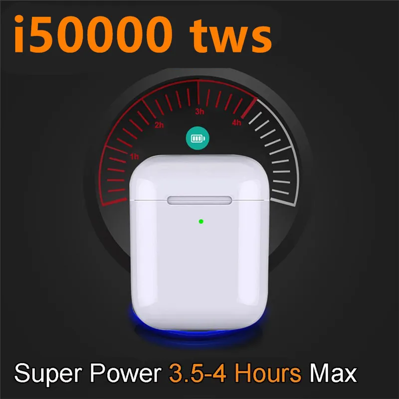 i50000 tws 1:1 support in ear smart sensor Wireless Earphone Super Bass pk i12 i80 i200 i5000 i9000 i30000 tws