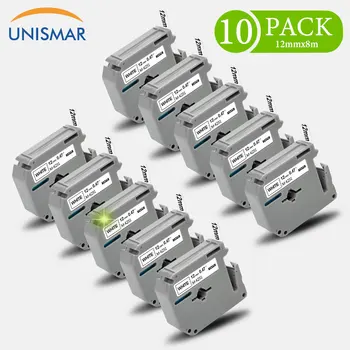 

Unismar MK231 Black on White 10PK 12mm M-K231 Label Tapes For Brother LabelMaker PT-70BBVP PT-70BM PT-70BMH PT-70HK PT-70HOL