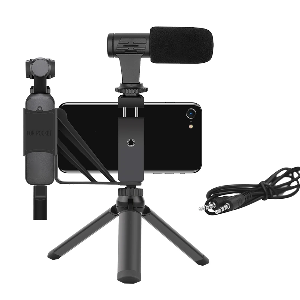 3,5 мм фотография микрофонный Аудио Адаптер штатив держатель для DJI Osmo Карманный