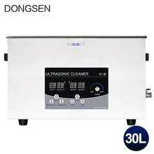 Digital Ultrasonic Cleaner 30L Bath Power Heat Adjustable PCB Circuit Board DPF Auto Parts Hardware Glassware Ultrasonic Washer