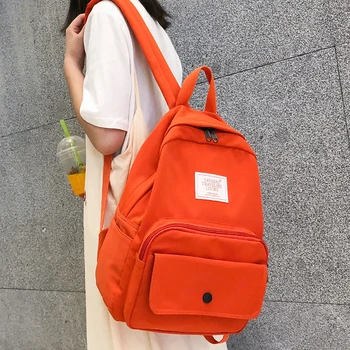 

Fashion Waterproof Nylon Backpack Kawaii Women Student School Bag Teenage Girl Cute Backpacks Female Luxury Book Bags Ladies New