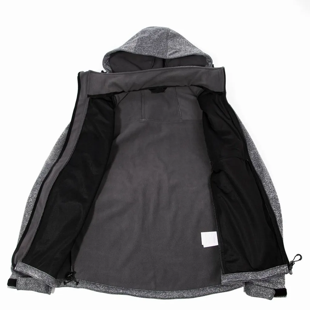 Новинка, куртки для мужчин, S-2XL, одноцветные, Осень-зима, с длинным рукавом, повседневные, одноцветные, длинные, водонепроницаемые, сохраняющие тепло, спортивные, уличные пальто