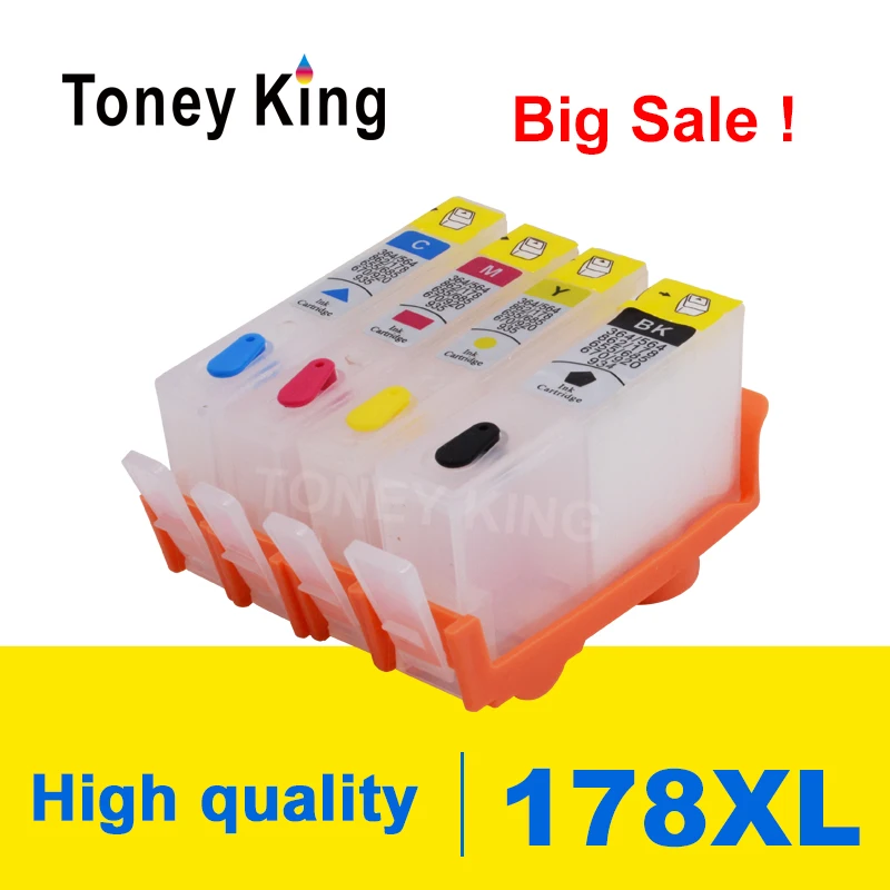 Toney universal(король набор чернил для заправки картриджа для hp 178 XL для hp 178 Photosmart Plus B209a B210a B210b B210c B210d B210 с чернилами hp Deskjet 3070a принтер